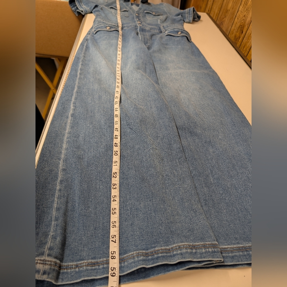 PAIGE Harper Ankle Jumpsuit Wide Leg - Picture 12 of 13